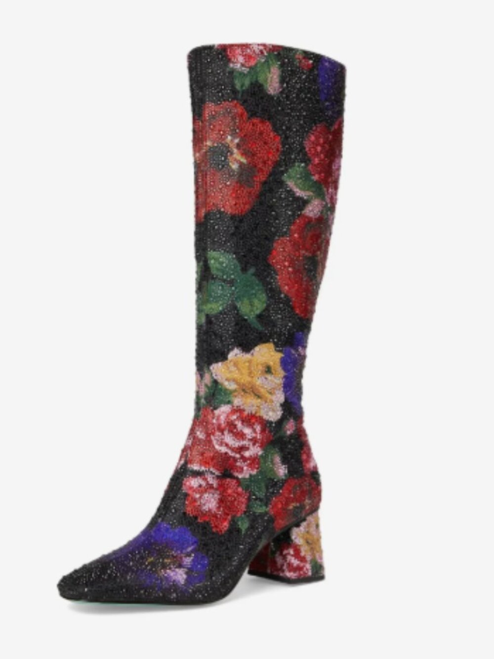 New BETSEY JOHNSON Avon High Shaft Boots 268 7M4 - Picture 4 of 7